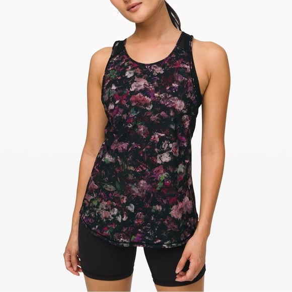 Lululemon Sculpt Tank Top II in Floral Illusion Antique White Multi W1BHNS 6 S/M - Picture 1 of 8